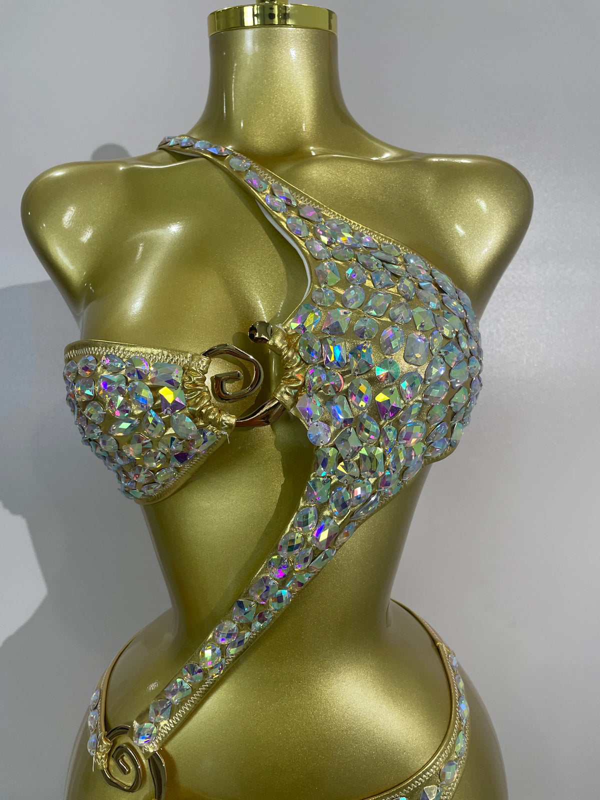 Gold Crystal Performance Bodysuit