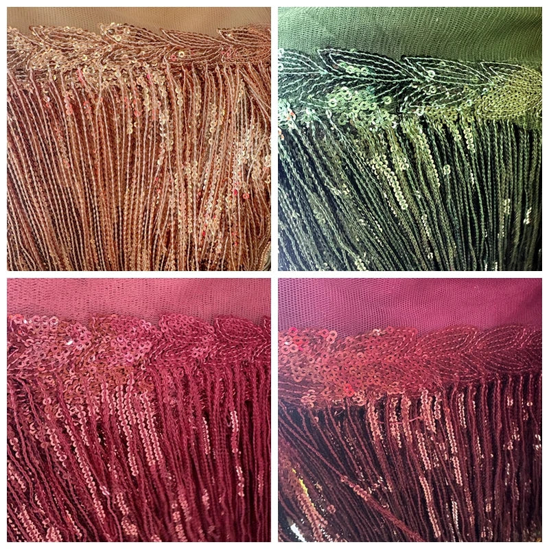 Premium Sequin Fringe Trim (20CM)