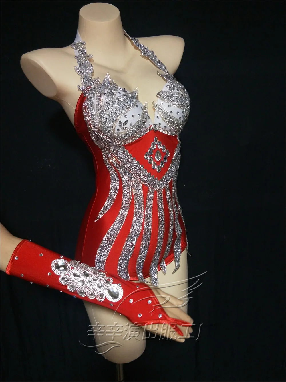 Showgirl Stage Bodysuit or Costume Set for Women | Dance Performance Outfit