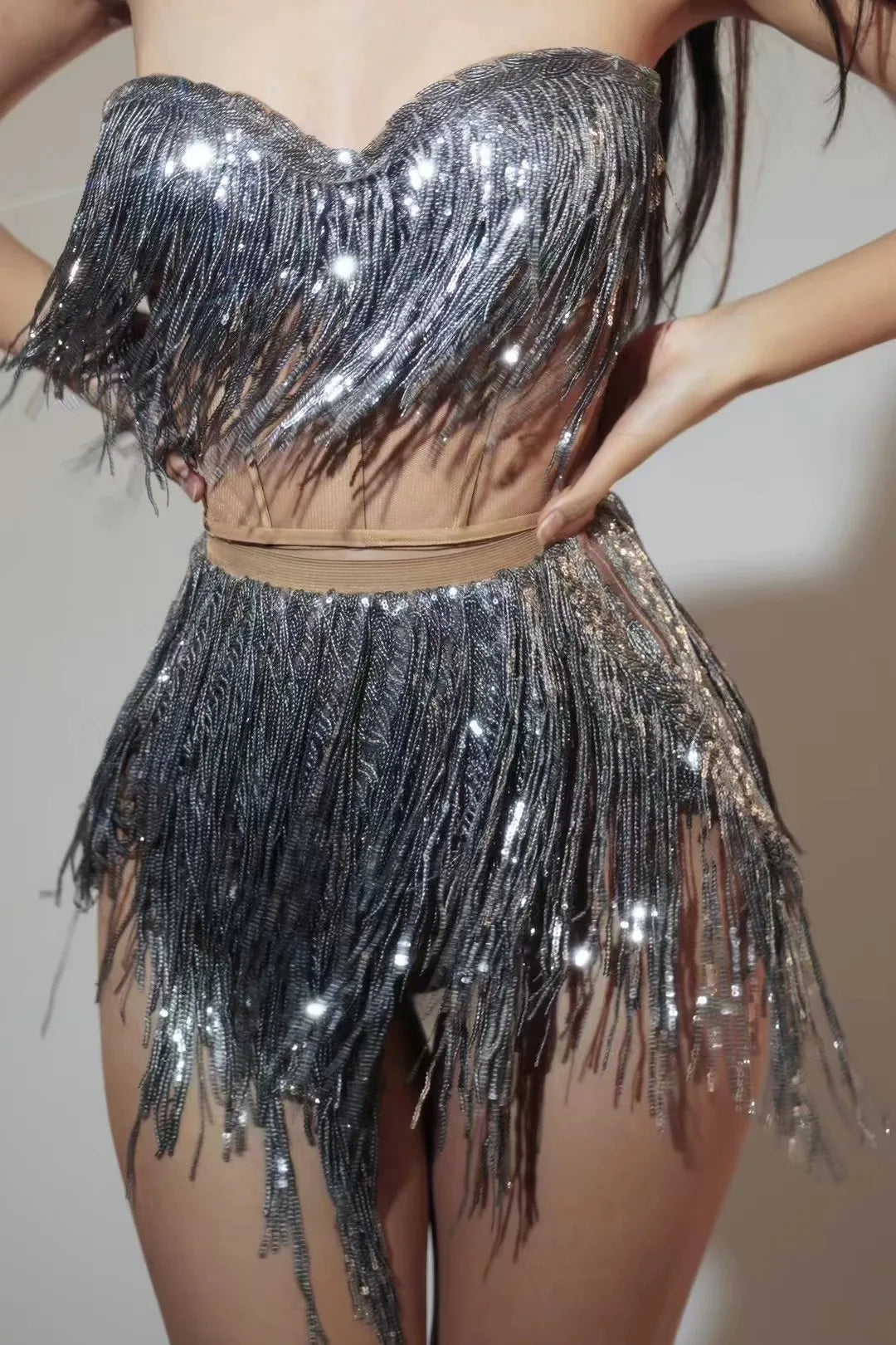 Gogo Tassel Performance Bikini Set
