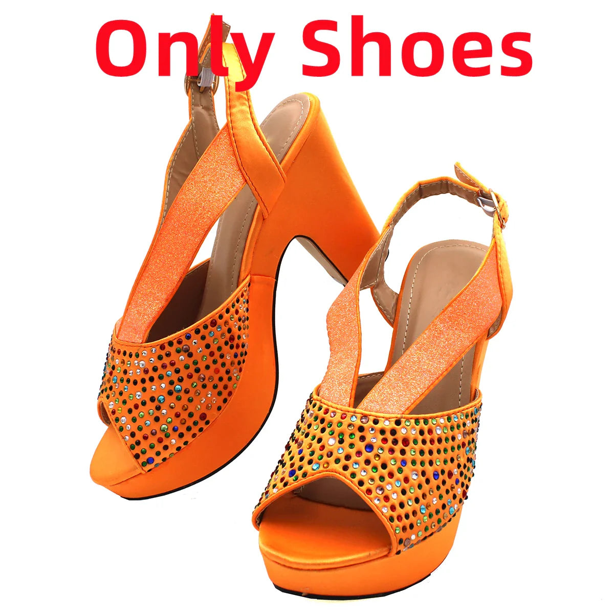 Designer African Shoes and Bag Set