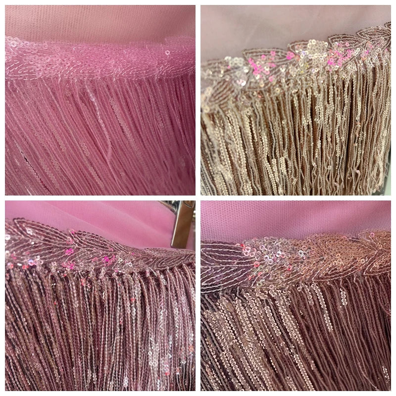 Premium Sequin Fringe Trim (20CM)