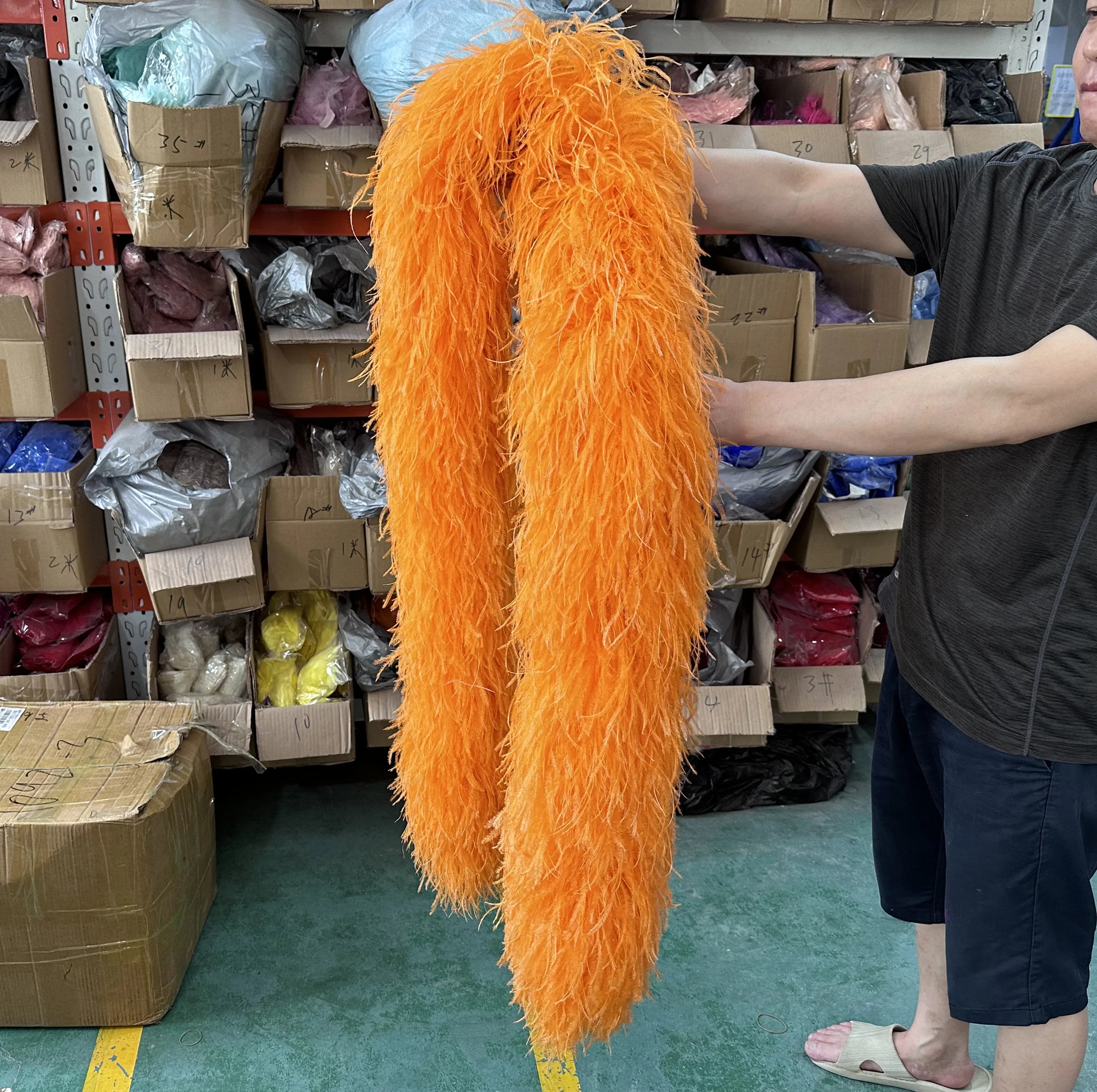 Multi-Ply Ostrich Feather Scarf Boa (2 Meters)
