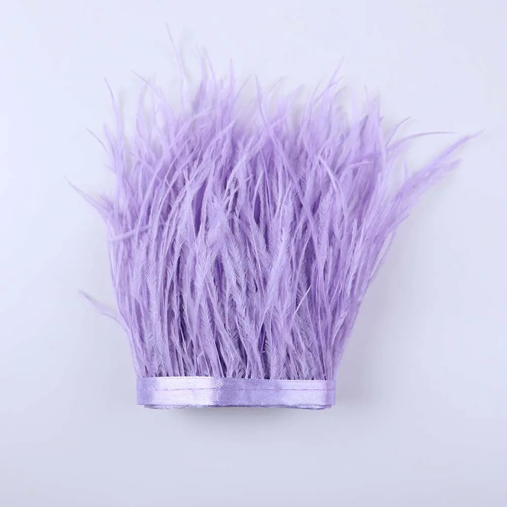 Natural Ostrich Feather Trim & Fringe
