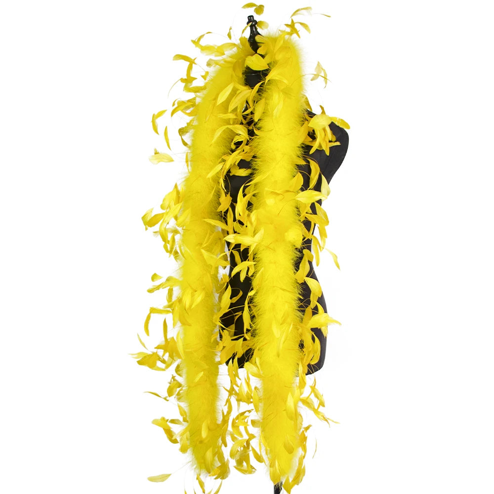Fluffy Marabou Turkey Feather Boa (50g)