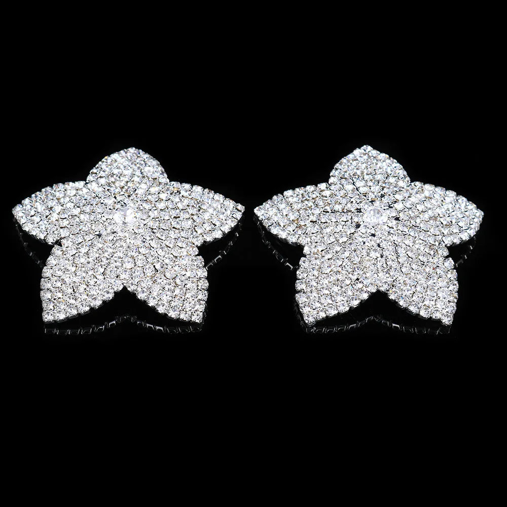Dazzling Crystal Tassel Nipple Pasties & Statement Chest Body Jewelry