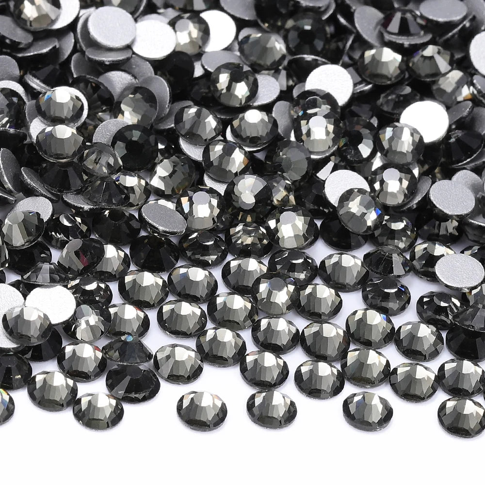 SS3-SS30 Top Quality Glass Flat-Back Rhinestones