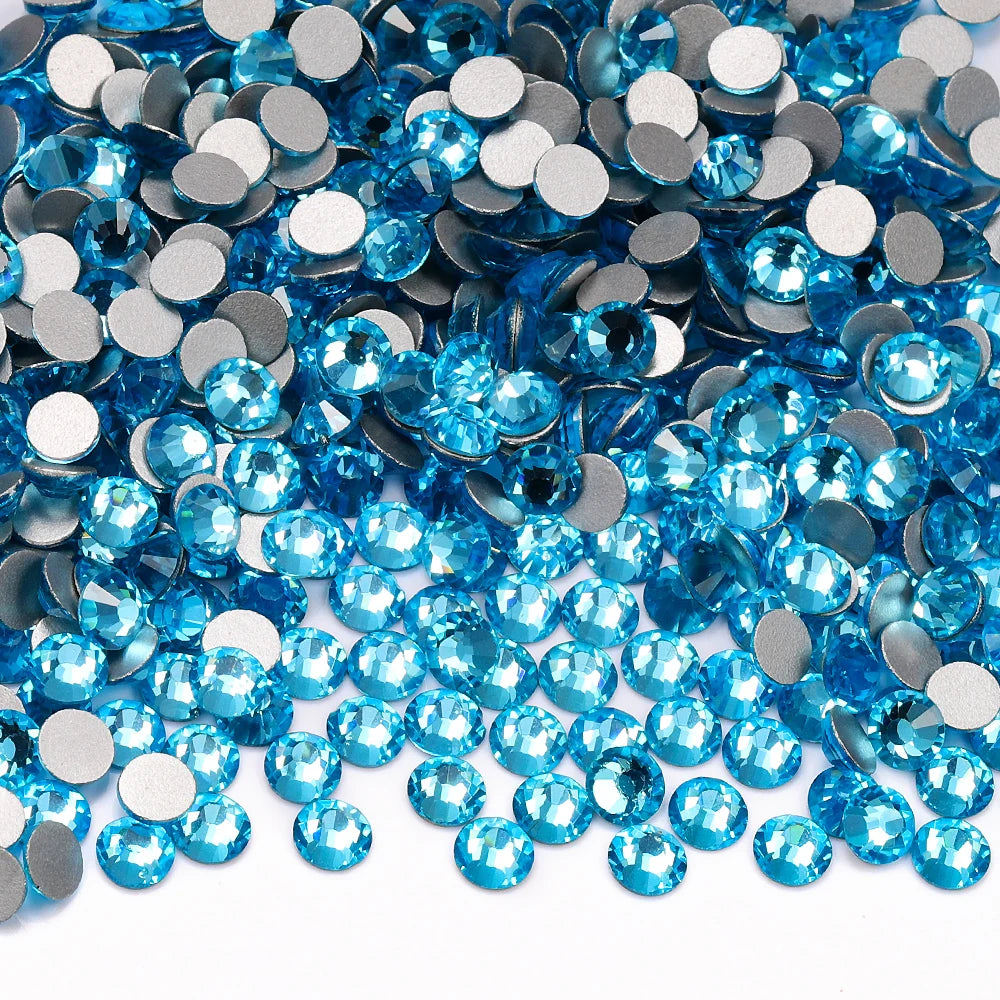 SS3-SS30 Top Quality Glass Flat-Back Rhinestones