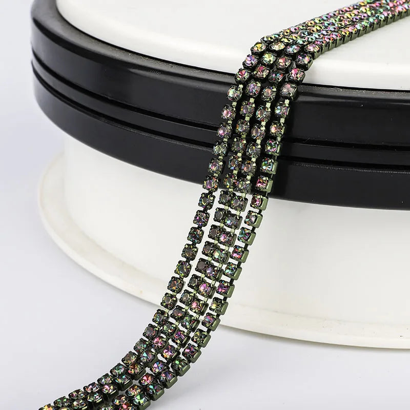 The Stardust Sparkle Chain – Deluxe Crystal Rhinestone Cup Chain Trim