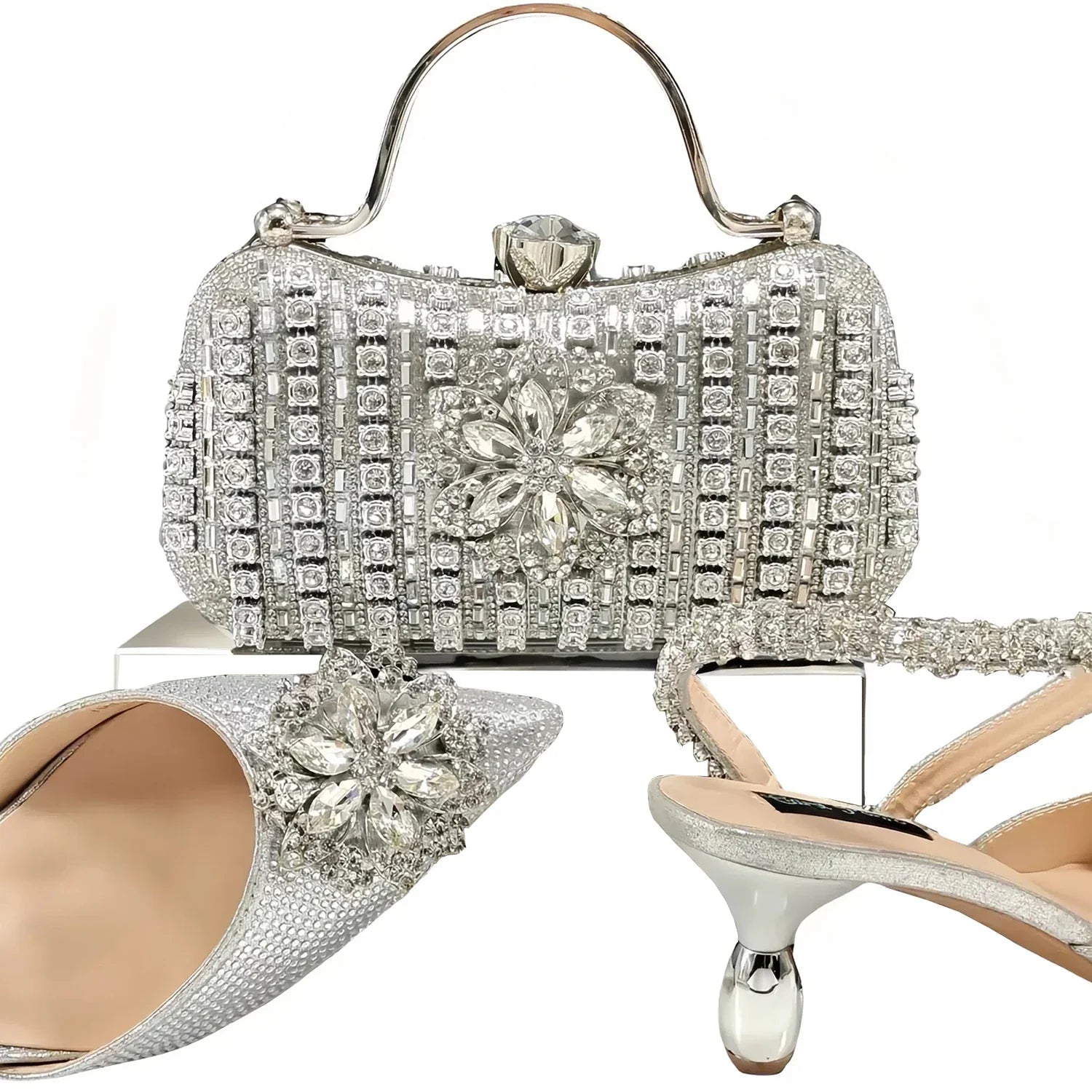 Italian Shoes with Matching Bag Set