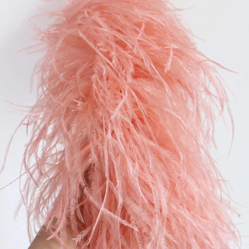 Ostrich Feather Trim Boa (1 Meter)