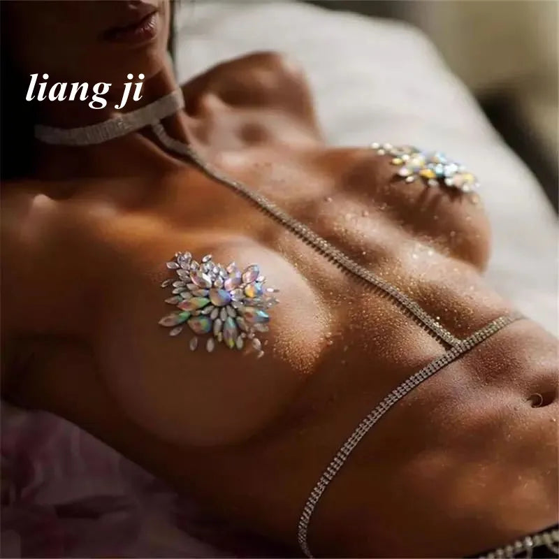 Crystal-Look Nipple Pasties & Body Jewelry