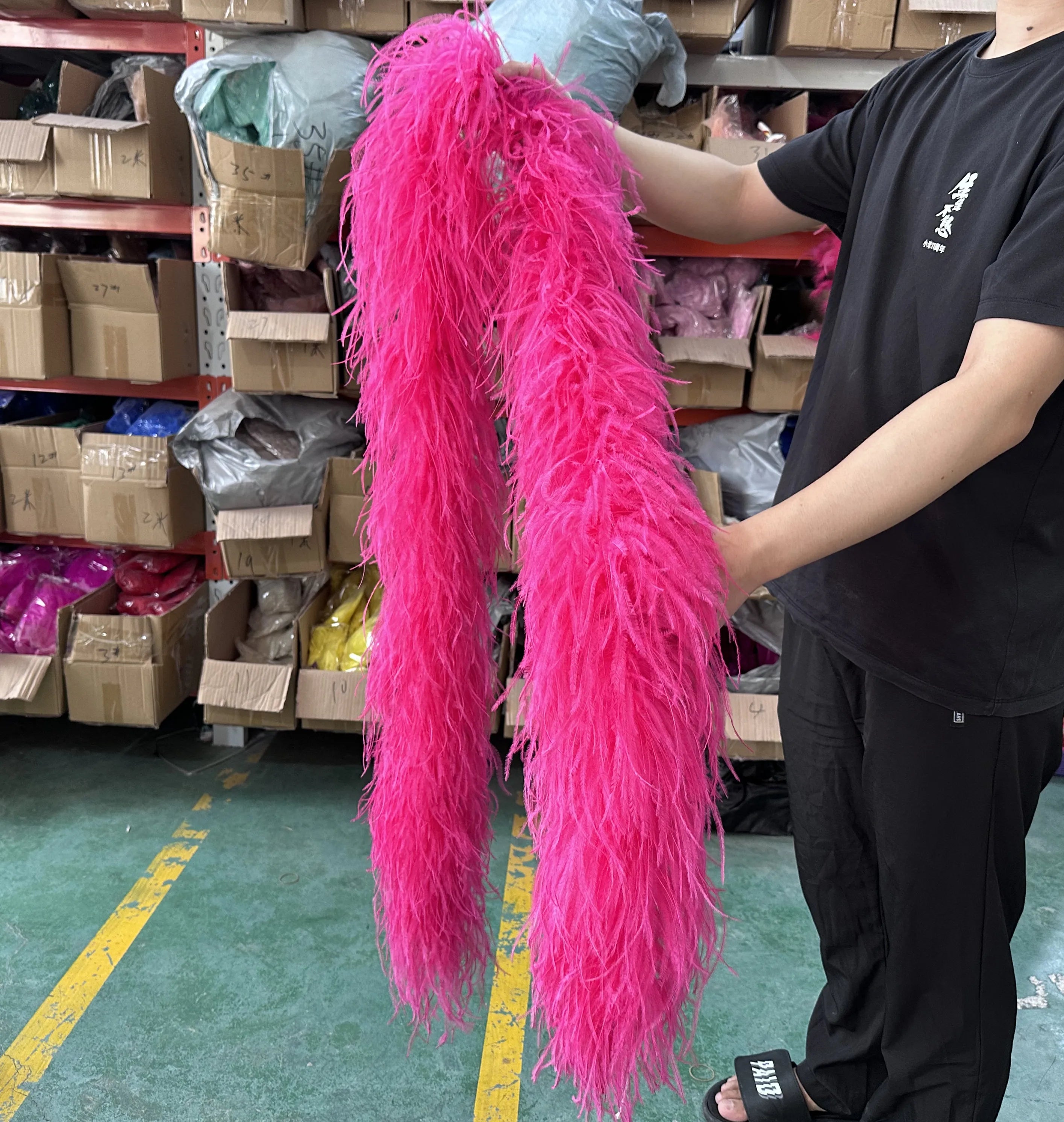 Multi-Ply Ostrich Feather Scarf Boa (2 Meters)