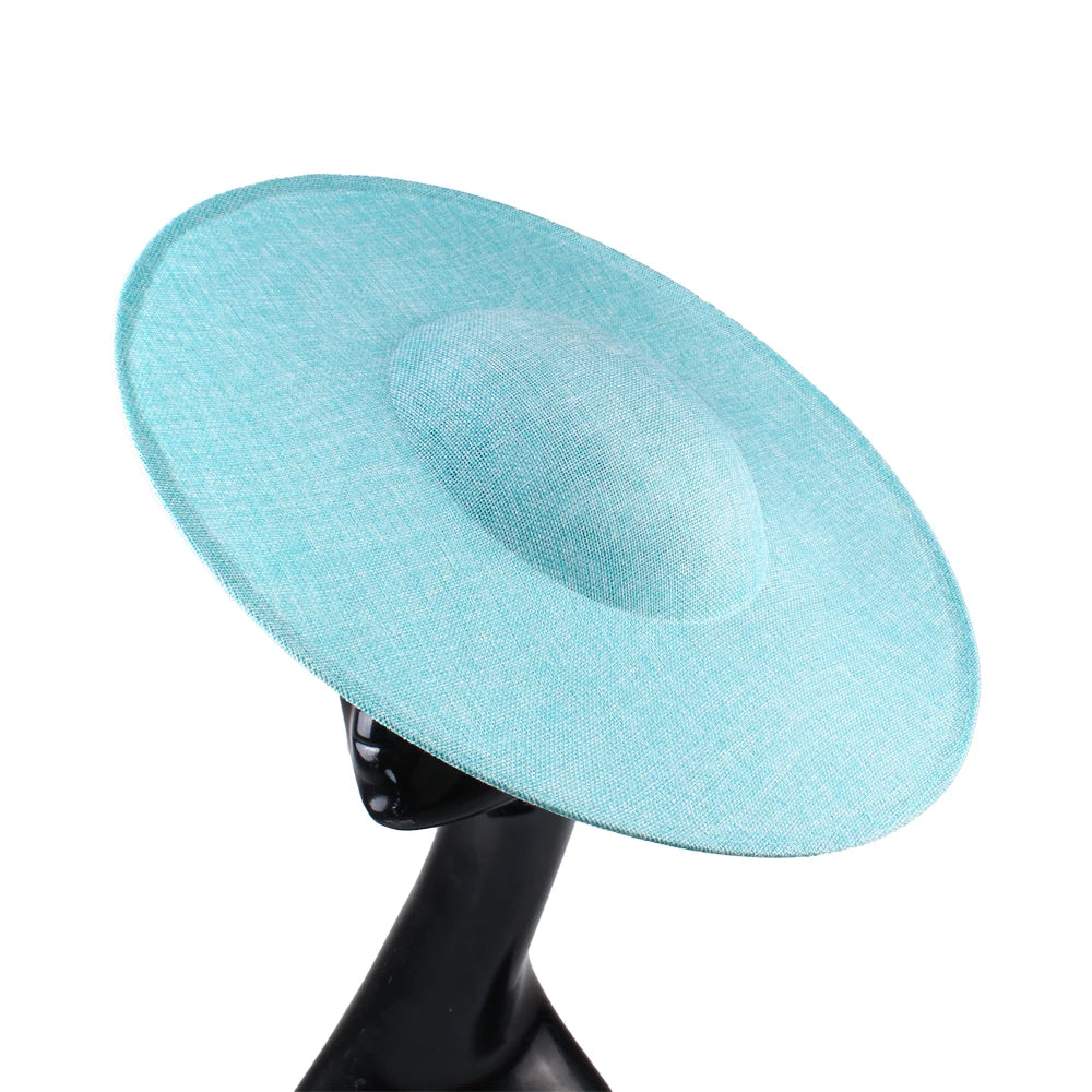40cm Large Round Sinamay Fascinator Base DIY Millinery Derby Hat Headpiece Mold
