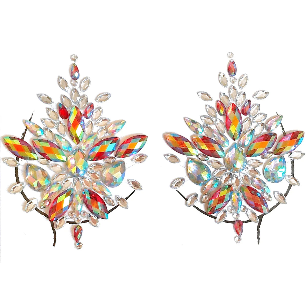Crystal-Look Nipple Pasties & Body Jewelry
