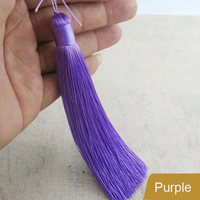 12cm Polyester Silk Tassel Fringe Trim DIY Sewing Accessories