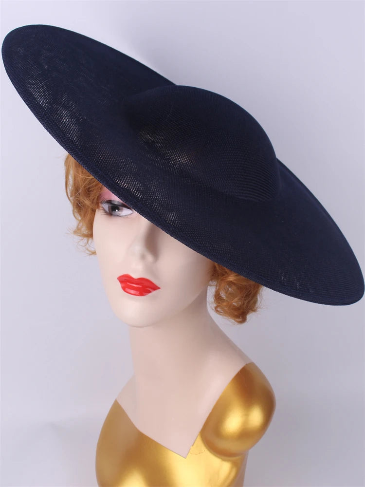 40cm Large Round Sinamay Fascinator Base DIY Millinery Derby Hat Headpiece Mold