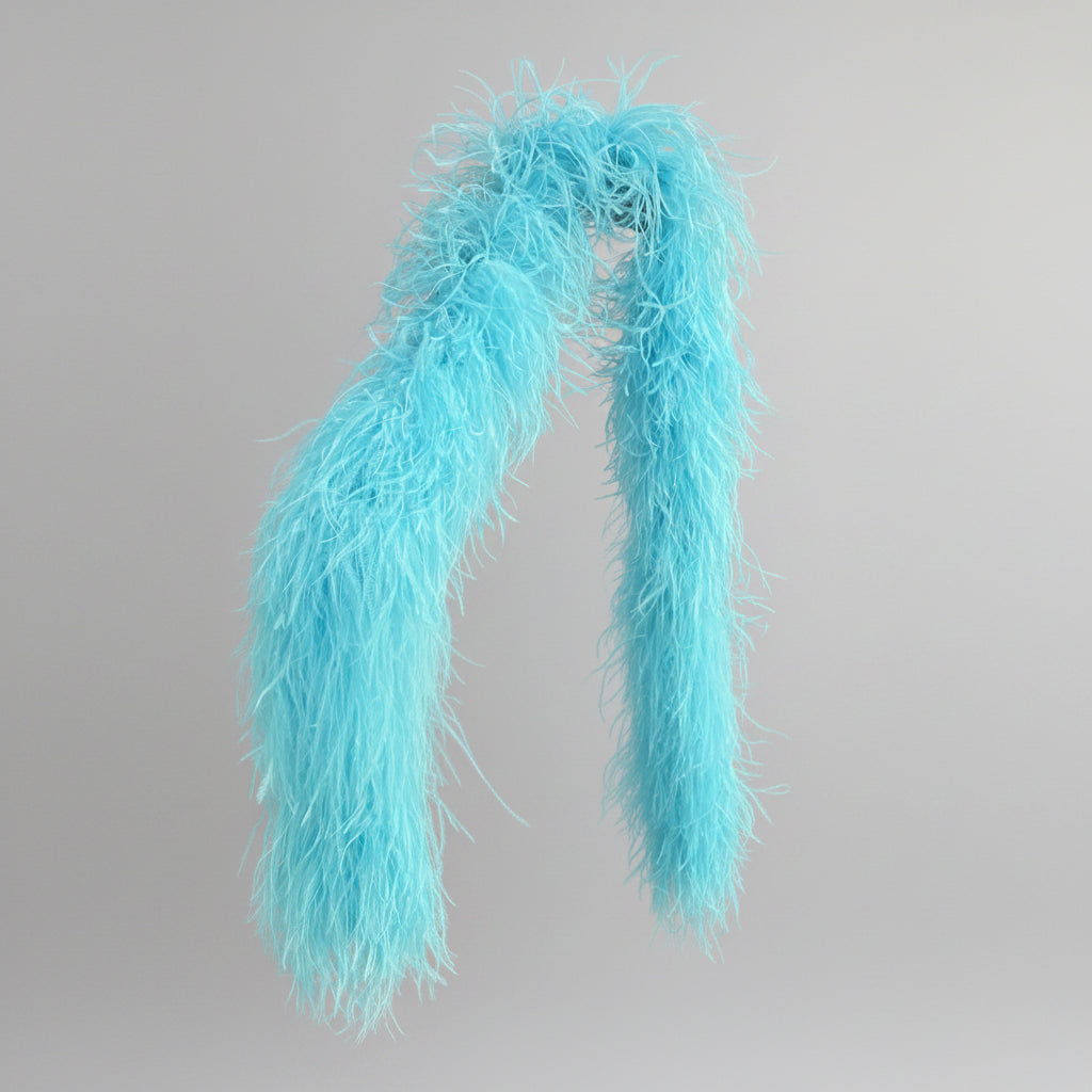 Premium Natural Ostrich Feather Multi-Ply Performance Boa