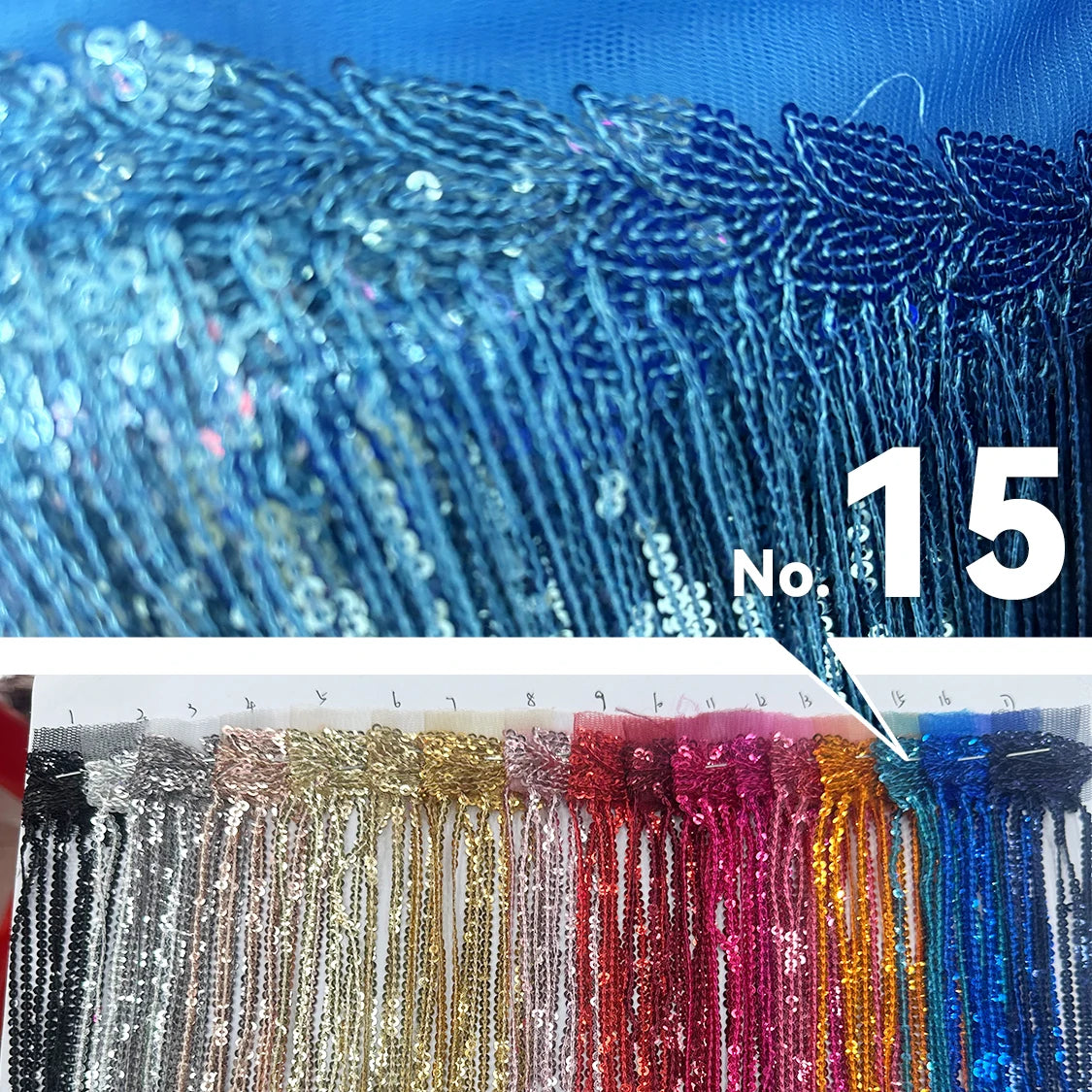 Premium Sequin Fringe Trim (20CM)