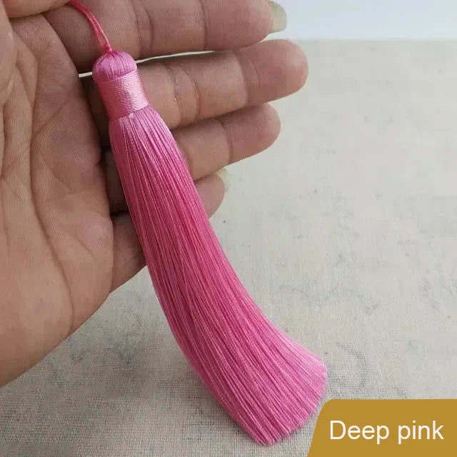 12cm Polyester Silk Tassel Fringe Trim DIY Sewing Accessories