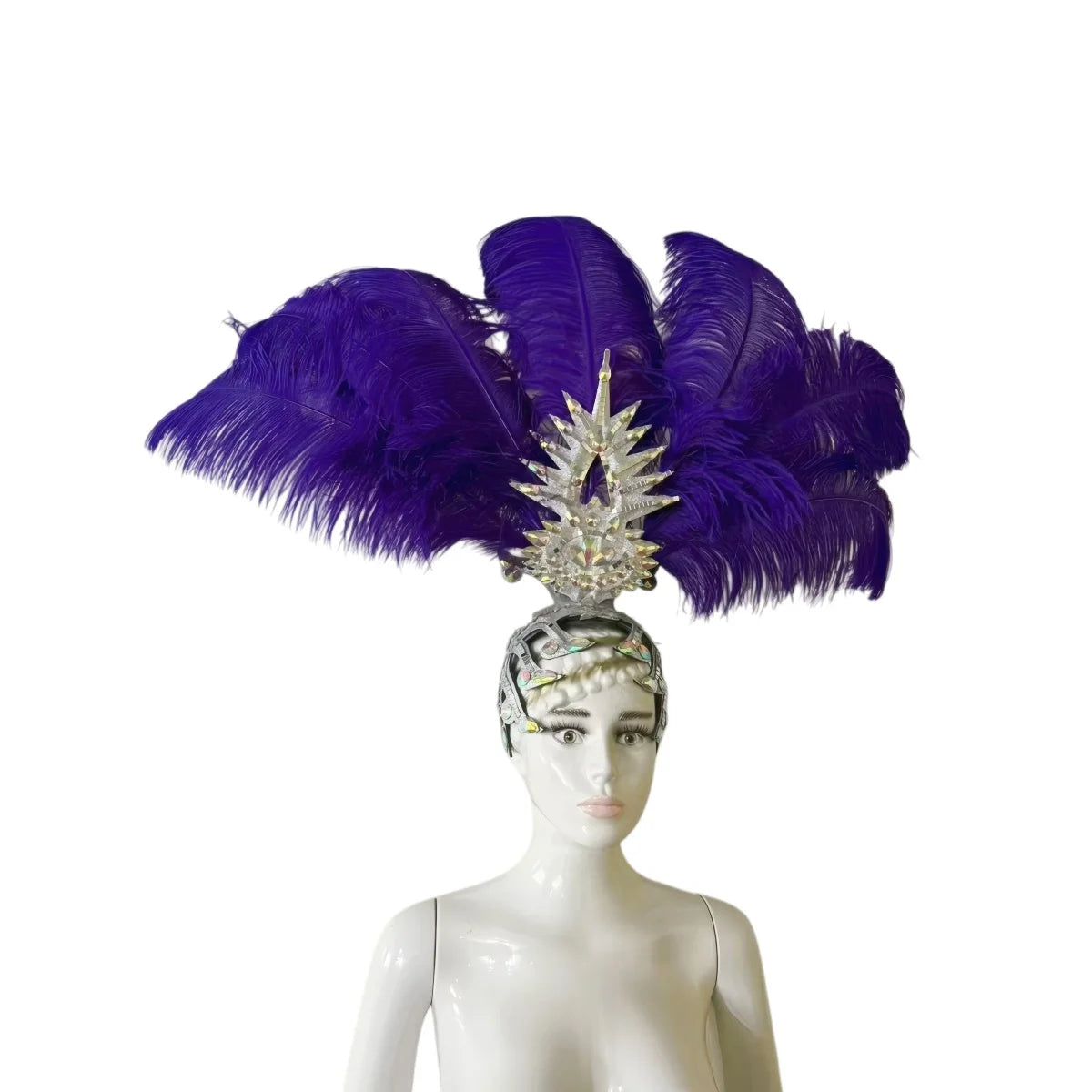 The Stardust Dionysia – Carnival & Samba Feathered Masque Ball Crown