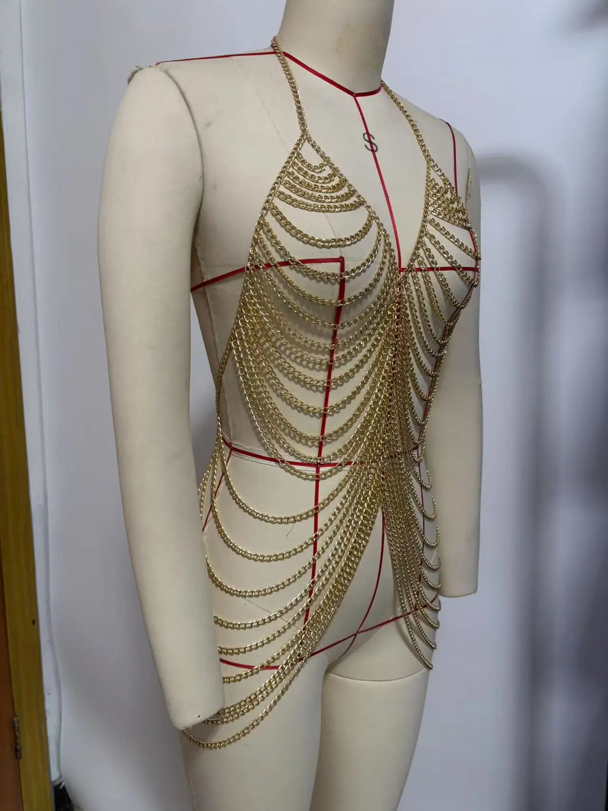 Costume Bra Body Chain