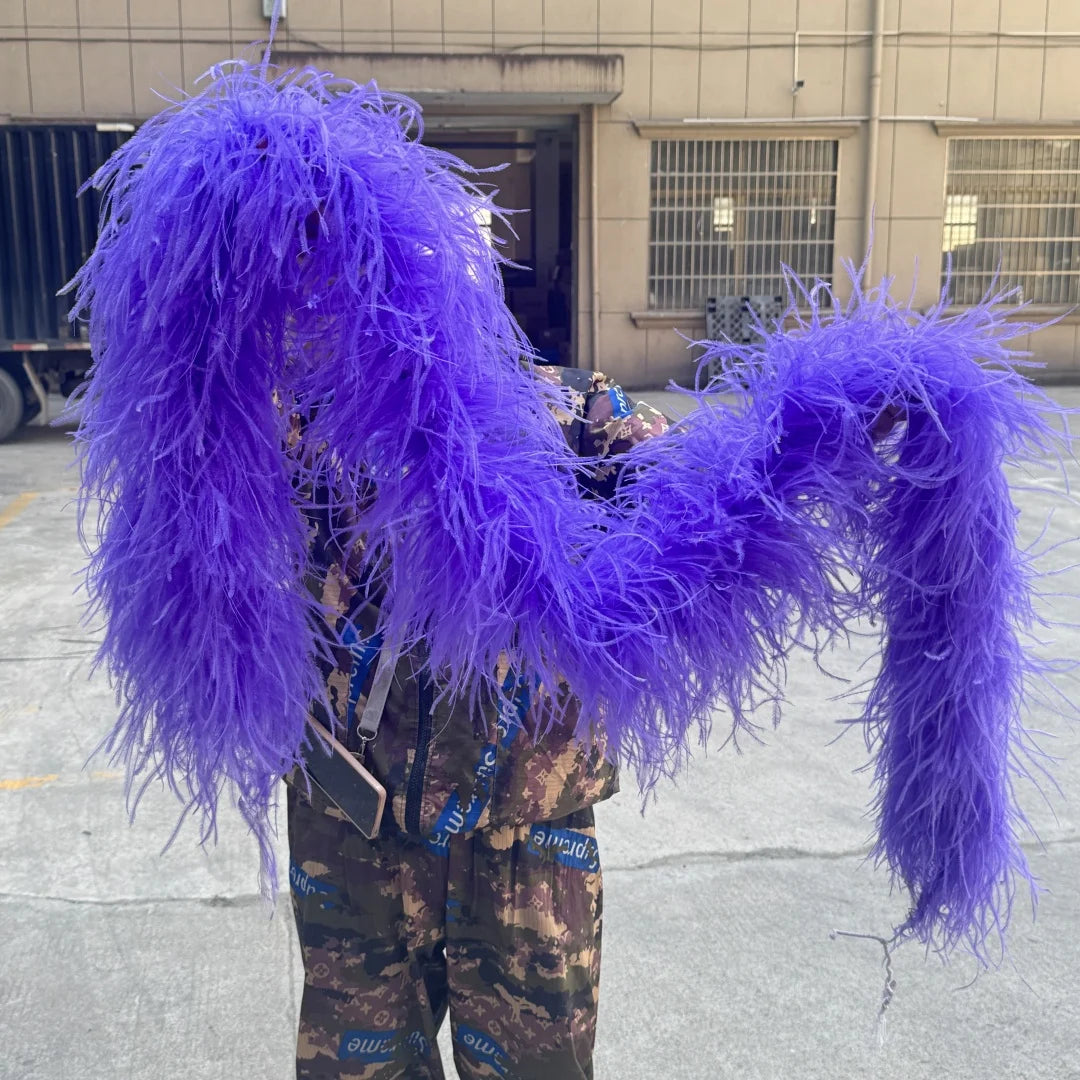2M 1-20ply Fluffy Ostrich Feather Boa