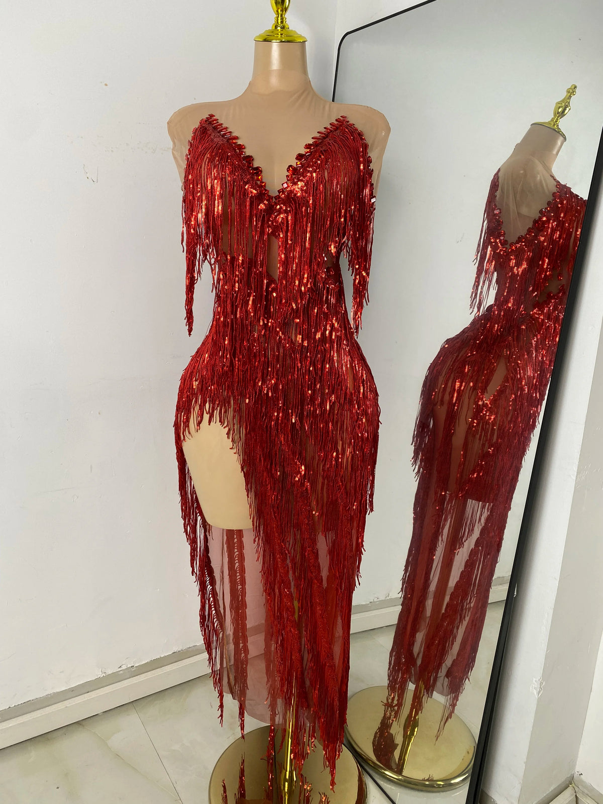 Vintage-Inspired Tassel Long Dress For Women