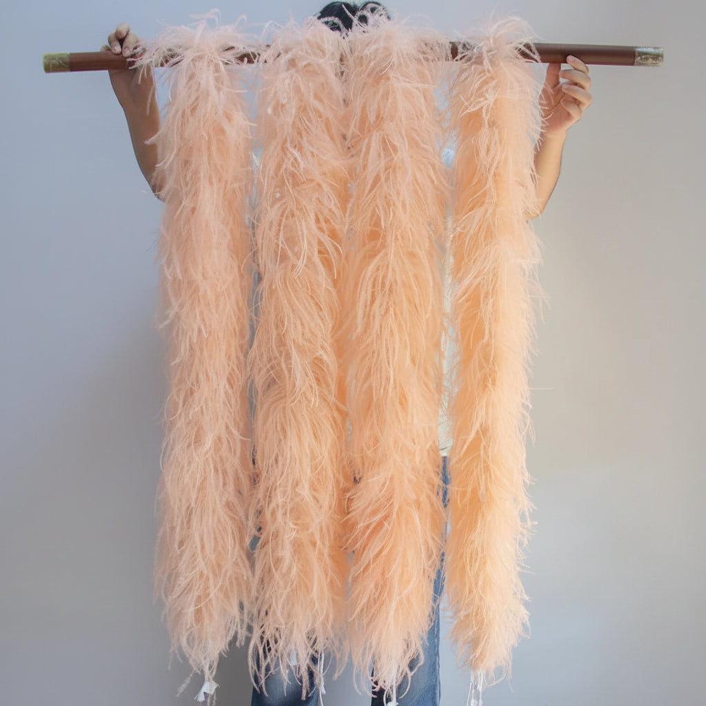High-Density Ostrich Feather Performance Boa