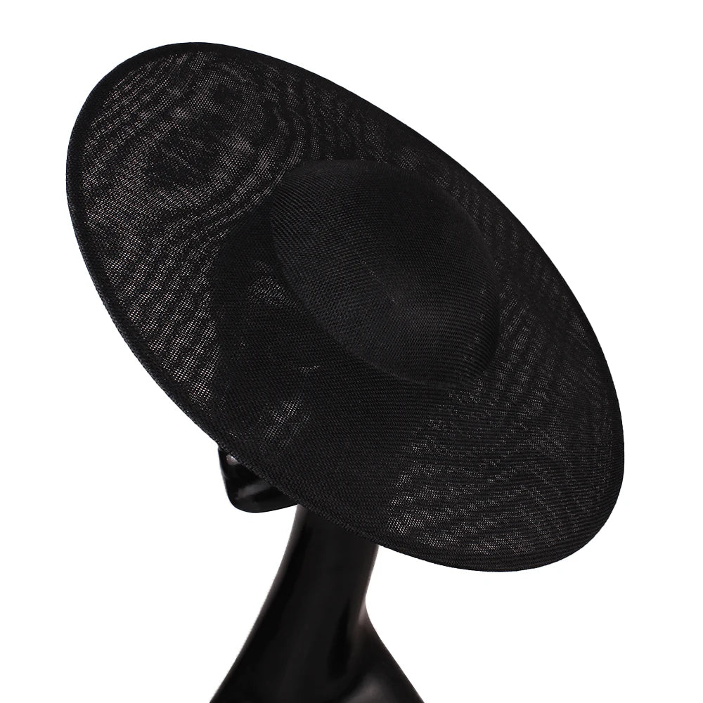 40cm Large Round Sinamay Fascinator Base DIY Millinery Derby Hat Headpiece Mold