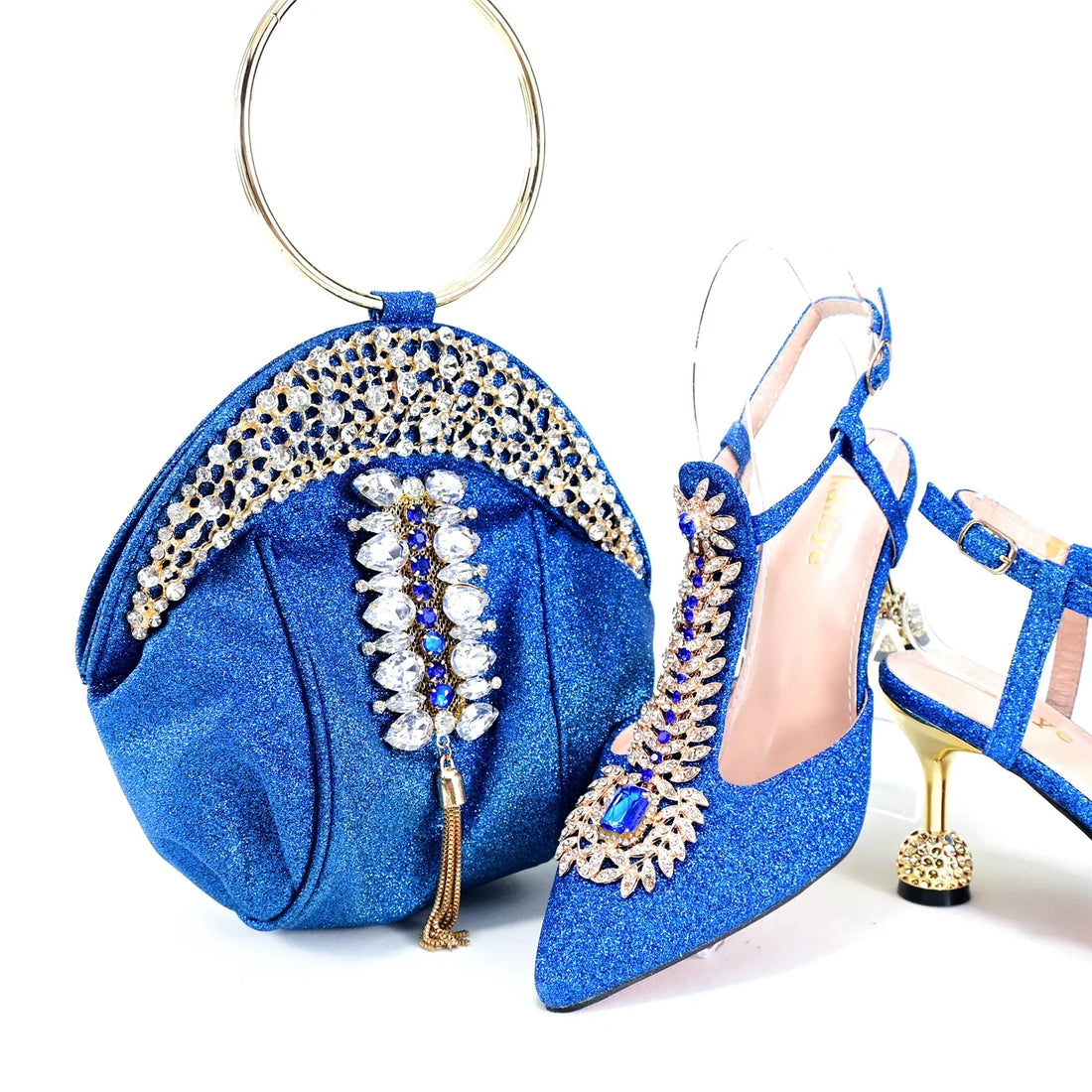 Italian Shoes With Matching Bag Set