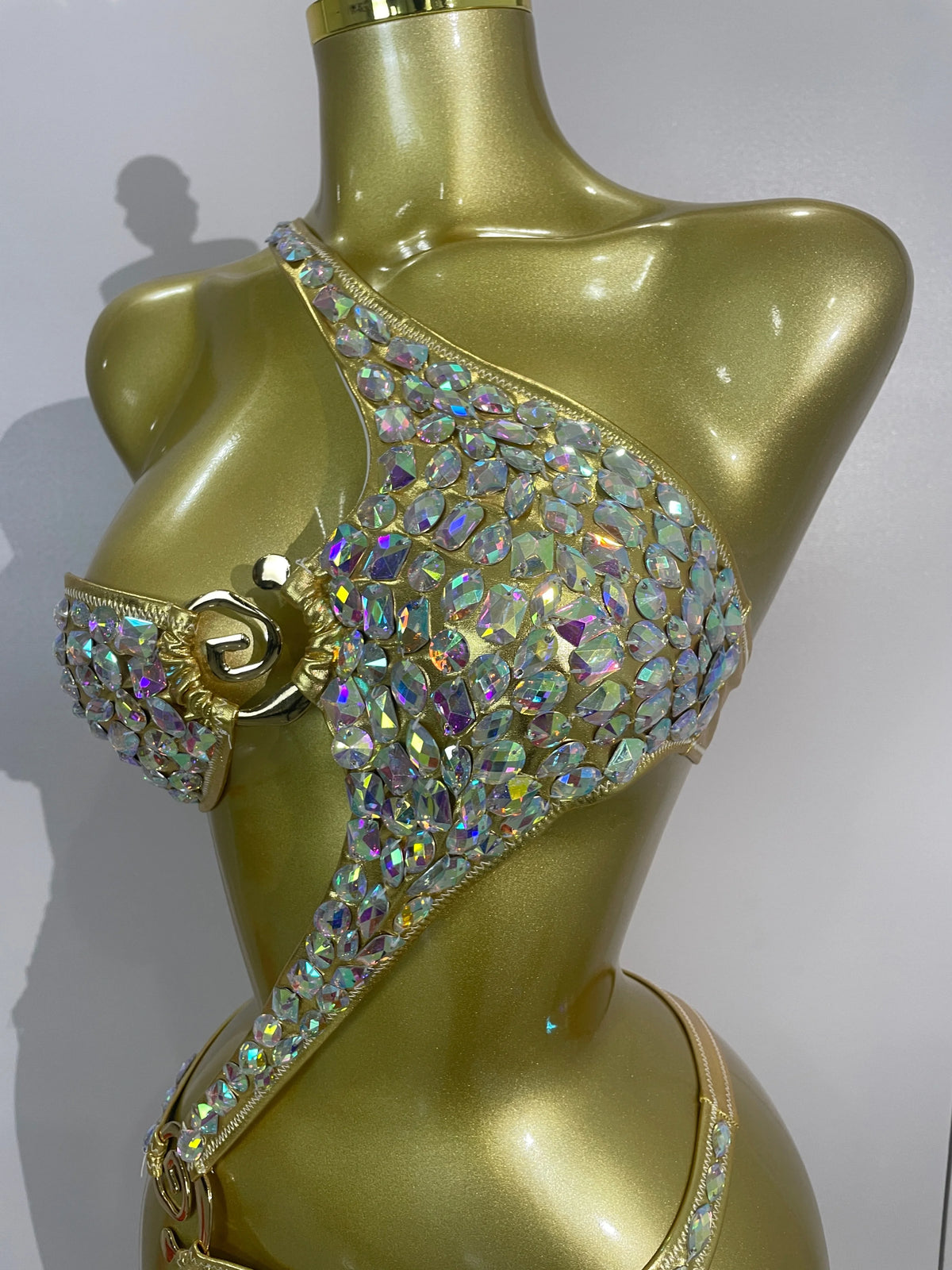 Gold Crystal Performance Bodysuit