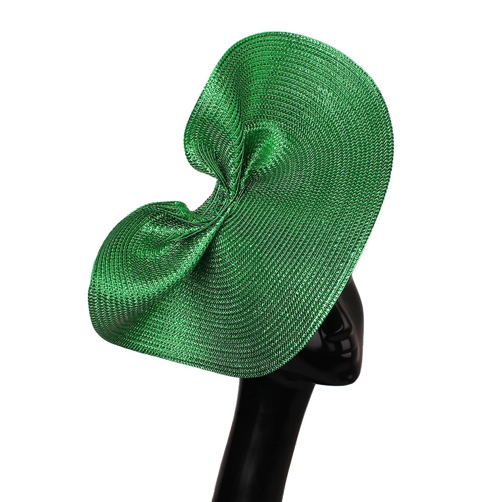 Glitter Metallic Sinamay Floral Fascinator Kentucky Derby Tea Party Pillbox Hat