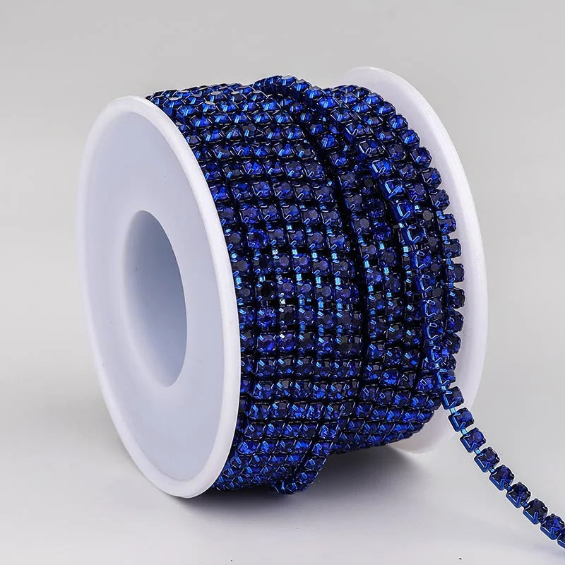 The Stardust Sparkle Chain – Deluxe Crystal Rhinestone Cup Chain Trim