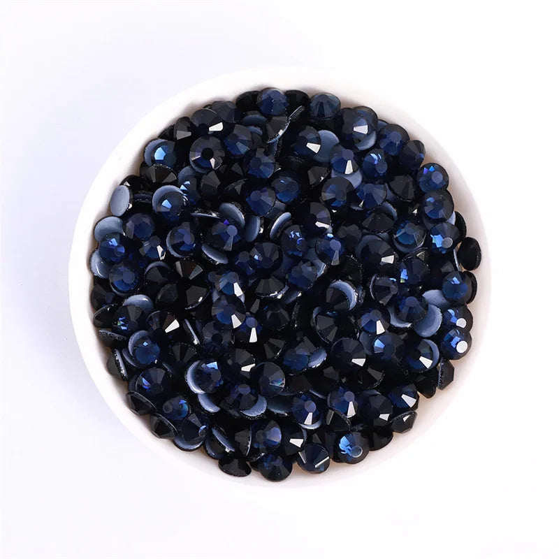 Glass Crystal Hot-Fix Rhinestones Flatback Strass Stones SS6-SS30 Bulk Pack