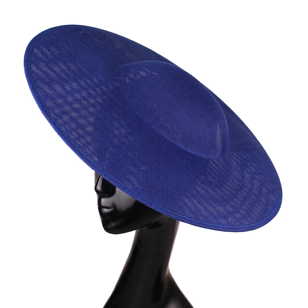 40cm Large Round Sinamay Fascinator Base DIY Millinery Derby Hat Headpiece Mold