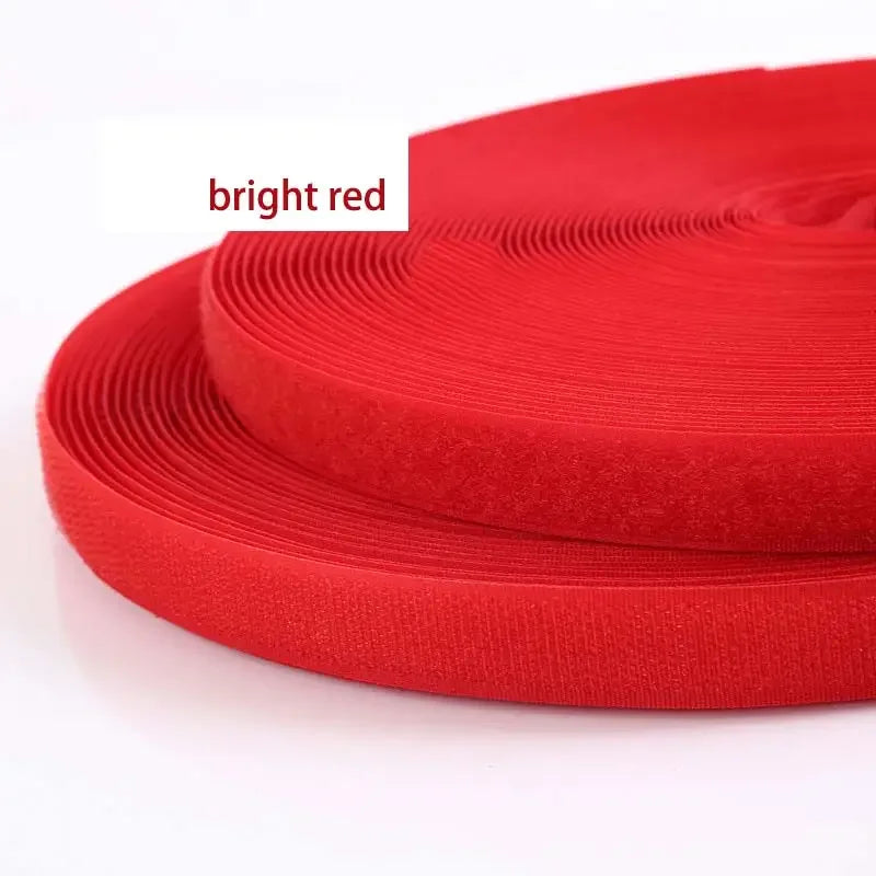 10Meters/Pair Colorful 20mm Wide Hook and Loop Fastener Tape Non-Adhesive Sewing Supplies
