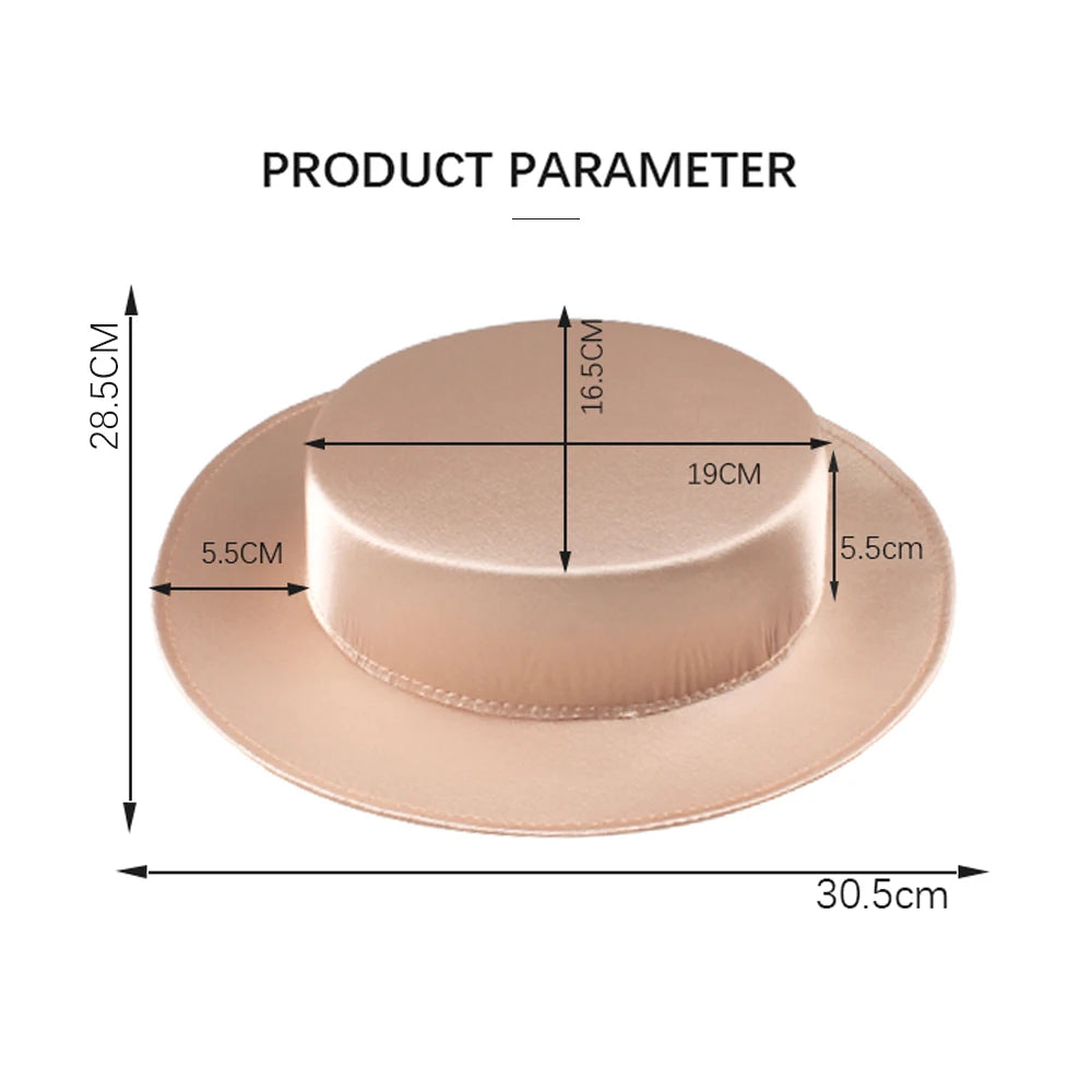 30cm Romantic Satin Pillbox Fascinator Base DIY Millinery Stage Headpiece Mold