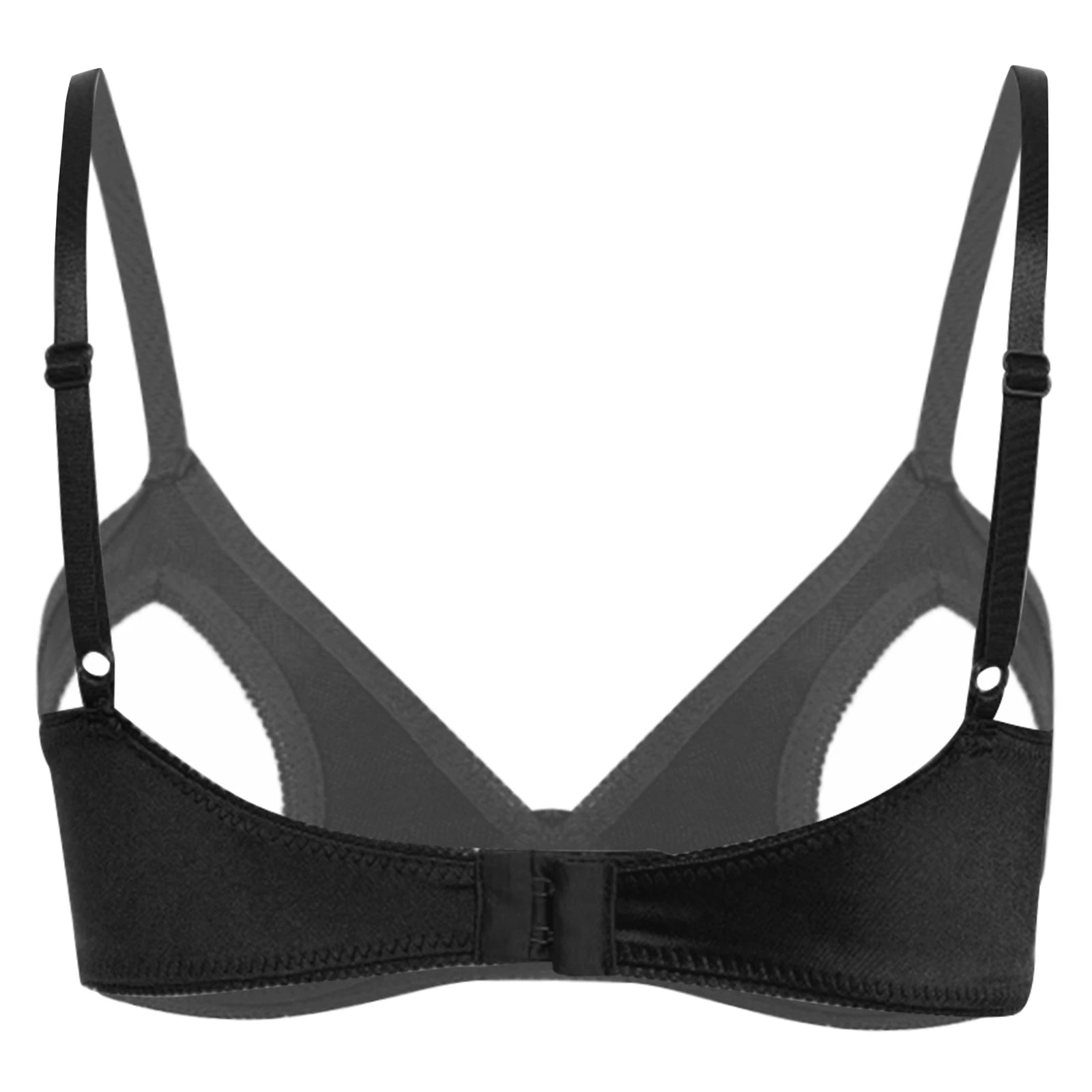 Hollow Out Open Nipple Shelf Bra
