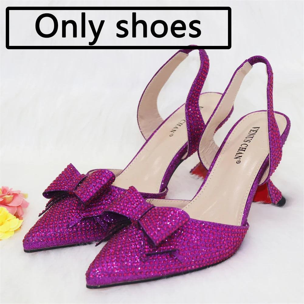 Versatile Party Shoes And Bag Set