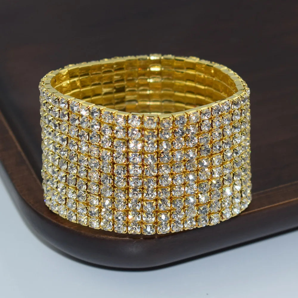 Rhinestone Bra Chain & Bracelet Jewelry