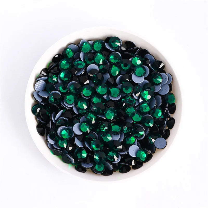 Glass Crystal Hot-Fix Rhinestones Flatback Strass Stones SS6-SS30 Bulk Pack