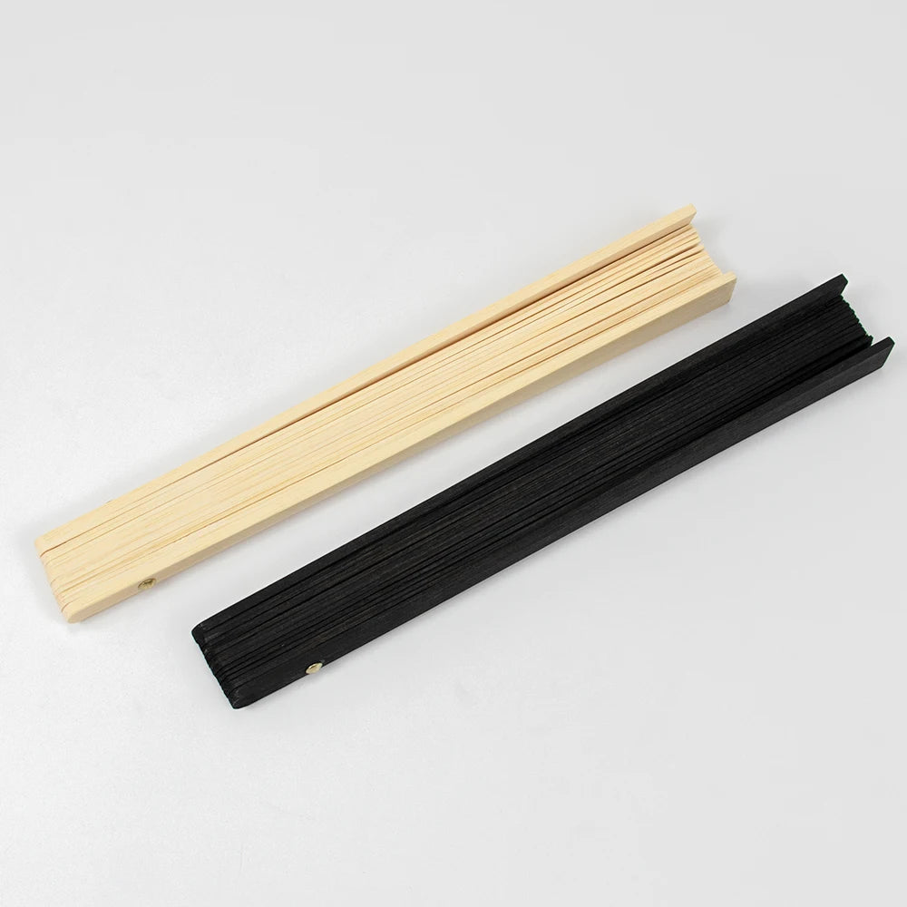 9IN  Bamboo Folding Fan Skeleton (15-Bone)