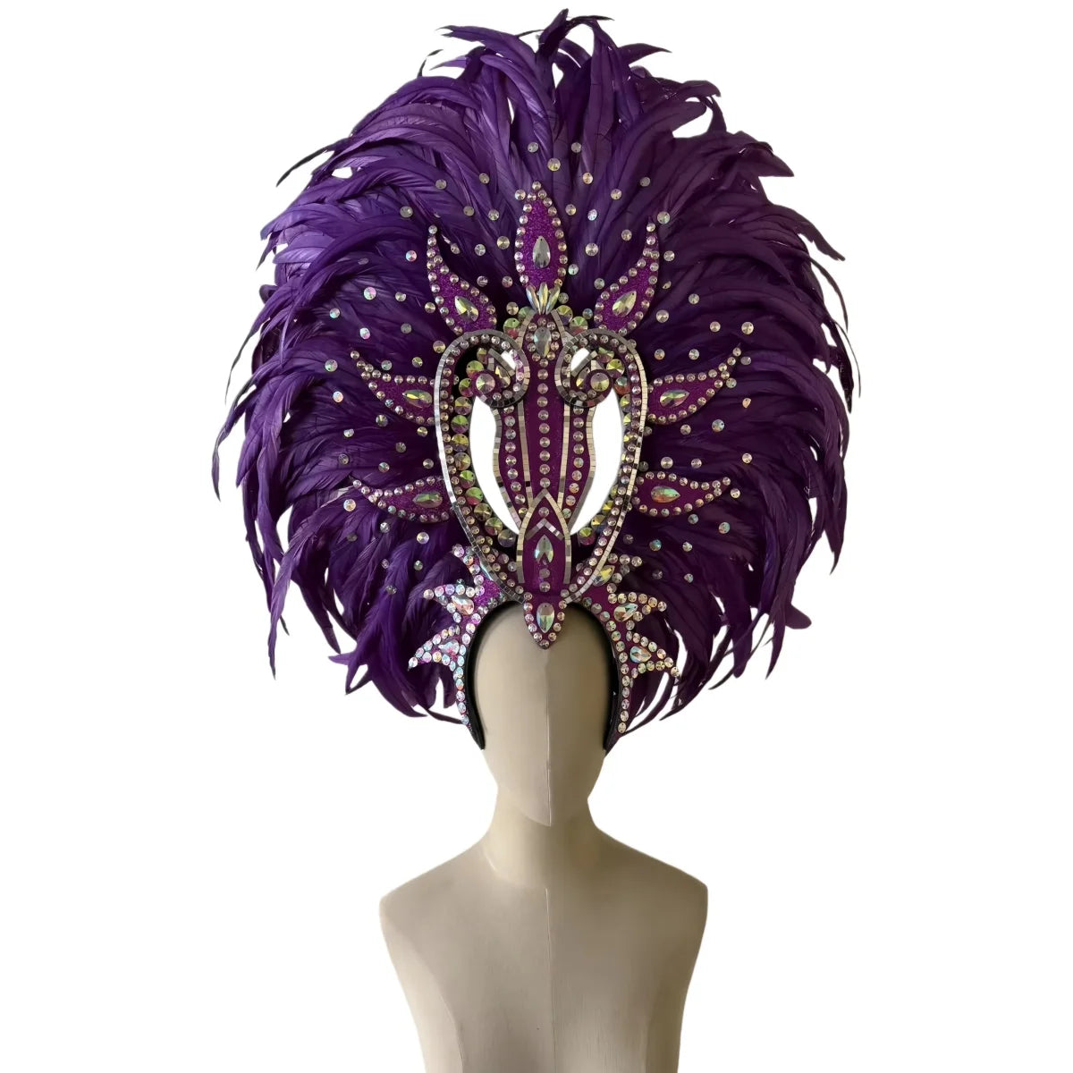 The Stardust Copacabana Feather Crown – Samba Parade Headdress
