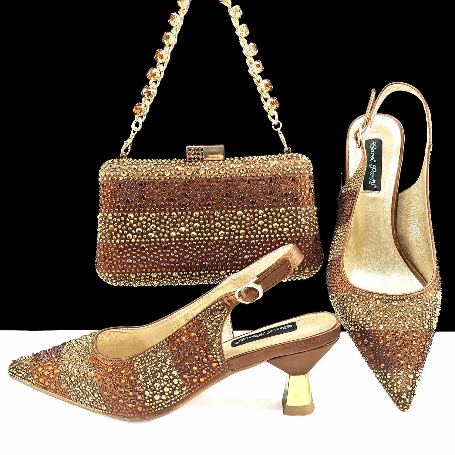 Latest Shoes And Bag Matching Set INHGF1-11