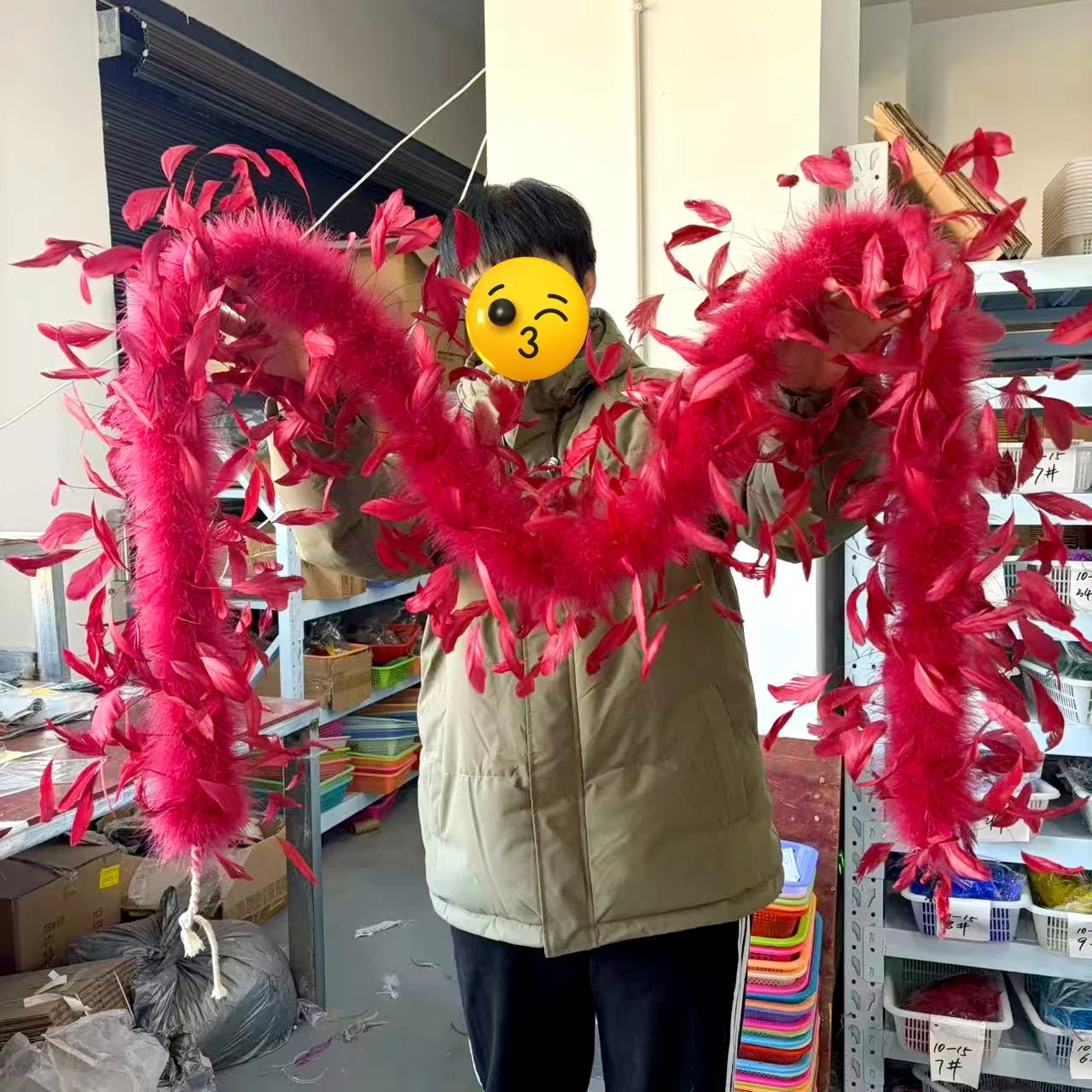 Fluffy Marabou Turkey Feather Boa (50g)
