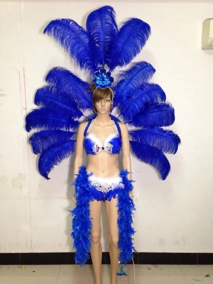 The Stardust Victoria Sovereign – Deluxe Angel Feather Wing & Headdress Stage Costume Set