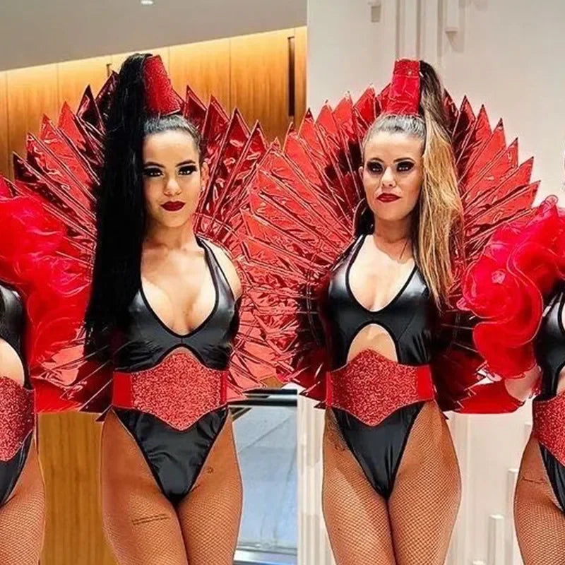 Catwalk Model Show Prop Wing Backplane Accessories Nightclub Women Singer Dancer Performance