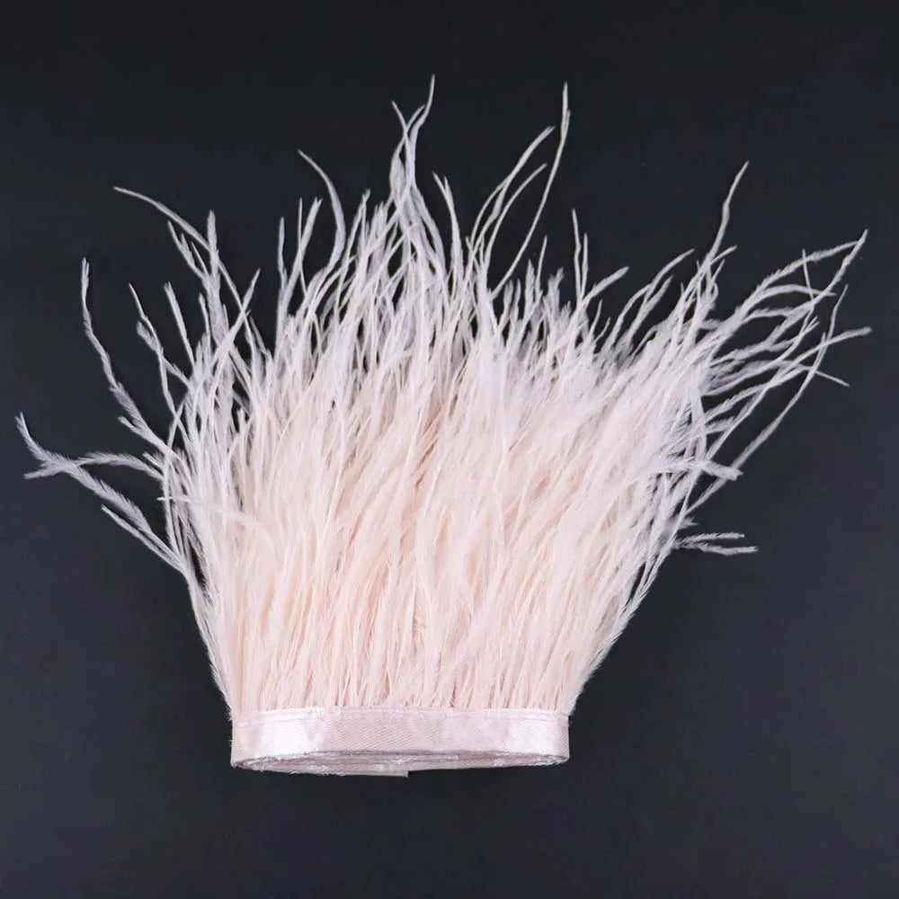 Natural Ostrich Feather Trim & Fringe