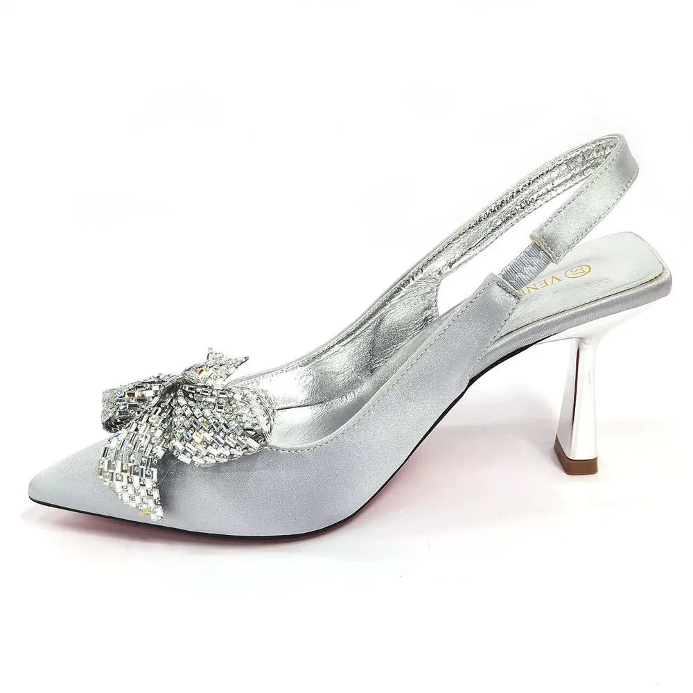 Excellent Italian Hollow Design Shoes & Matching Bag Set